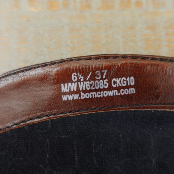 Born Byrne Brown Western Boot Size 6.5M - Picture 11 of 13